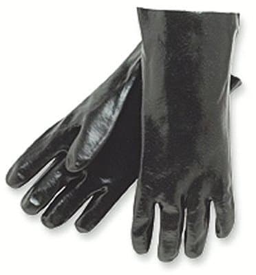 One Size Fits All 12" Economy Dipped PVC Gloves
