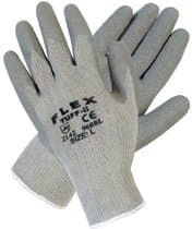 Large Gray dFlex Tuff-II Latex Coated Gloves