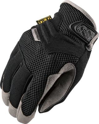 X-Large Spandex/Synthetic Leather Padded Palm Glove Black