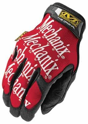 Mechanix Wear Large Red Spandex/Synthetic Leather Original Glove