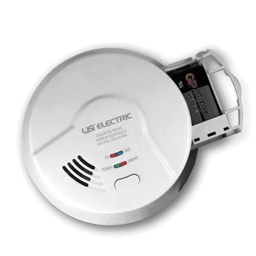 USI Hardwired Smoke, Fire, CO & Natural Gas Detector Alarm