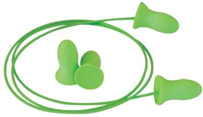Green Meteors Disposable Earplugs Uncorded
