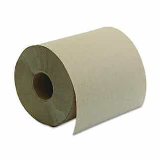 Brown, Hardwound Roll Towels-8-in x 350-ft.