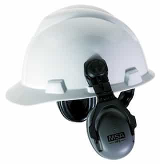 MSA Gray HPE Cap Model Sound Control Cap Earmuffs