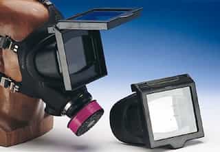 Ultra Twin Facepiece Clip-On Welder's Adapter w/Cover Lens