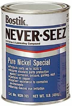 Never Seez 1 lb Flat Top Can Pure Nickel Special Compounds