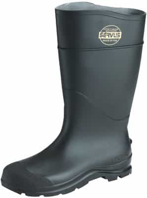 Size 13 Black Steel Toe CT Economy Knee Boots