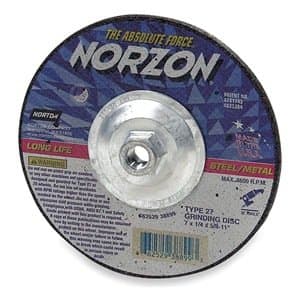 7" X .125" X .625" NorZon Plus Depressed Center Grinding Wheel
