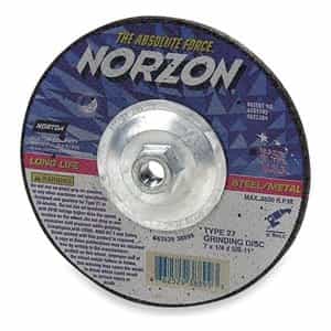 Norton 7" X .125" X .625" NorZon Plus Depressed Center Grinding Wheel