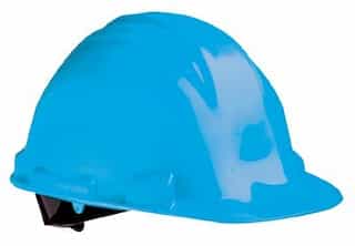 North Safety  Sky Blue A-Safe Safety Cap w/Rain Trough