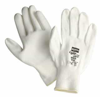 North Safety  Size 10 Light Task Plus II Polyurethane-Coated Gloves