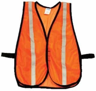 North Safety  One Size Fits All Economical Mesh Traffic Vests
