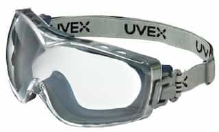 Uvex Navy Clear Lens Polycarbonate Stealth OTG Goggles
