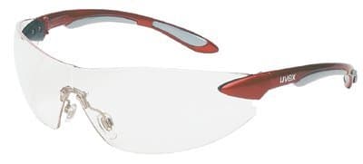Black Nylon Frame Clear Lens Falcon Safety Eyewear