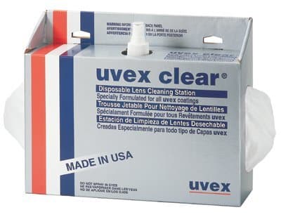Clear Disposable Lens Cleaning Stations