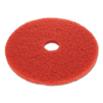 Red Standard 19 in. Round Buffing Floor Pads