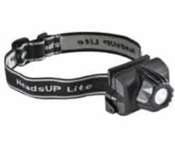 Black HeadsUp Lite LED Flashlight