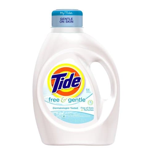 Tide Free & Gentle Concentrated Liquid Laundry Detergent 100 oz.