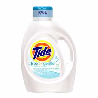 Procter & Gamble Tide Free & Gentle Concentrated Liquid Laundry Detergent 100 oz.