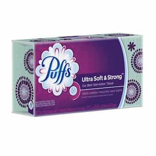 Puffs Ultra Soft & Strong 2-Ply Facial Tissue 68 Count