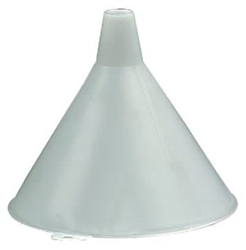 White 16 oz Utility Plastic Funnel