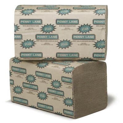 Pitt Natural, 250 Count Singlefold Paper Towels-9.3 x 10.5