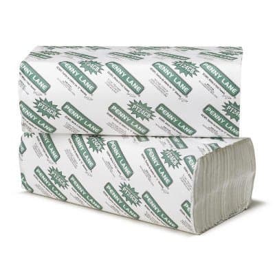 White, 150 Count C-Fold Paper Towels-10.1 x 13.2