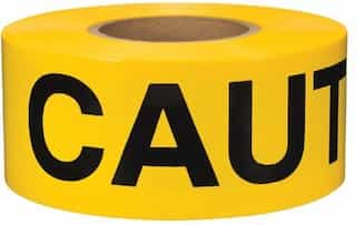 Yellow Caution 1000 ft Safety Barricade Tape