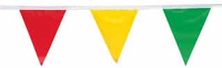 Presco 100 ft. Multicolored Pennant Flag
