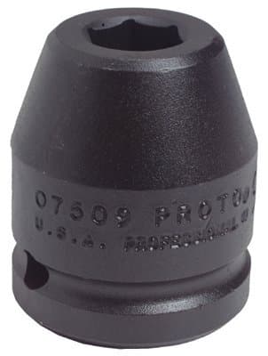 Proto 3/4" Drive 1-1/8" 6 Point Black Oxide Impact Socket