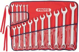 15 Piece Forged Steel Combination Wrench Set