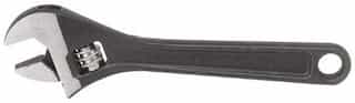 6" Black Oxide Steel Adjustable Wrench