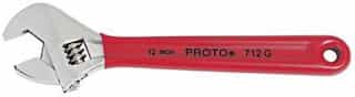 Proto 12" I-Beam Adjustable Wrench with Cushion Grip