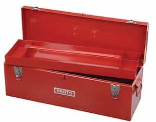 26" Extra Heavy Duty Steel Tool Box w/Tray
