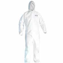 Kimberly-Clark Large White Breathable Particle Protection Coveralls