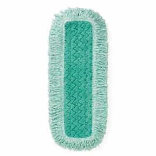 Rubbermaid Green, Microfiber Dust Pad w/Fringe-18-in Long