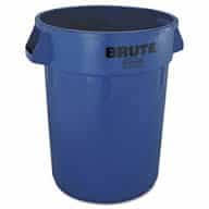 Brute 20 Gallon Round Container, Blue