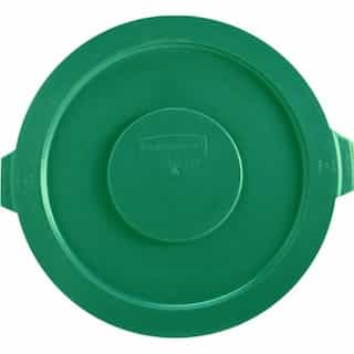 Brute Dark Green 22 in. Round Lids for 32 Gal Containers