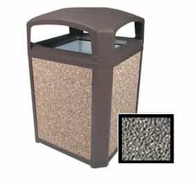 Rubbermaid LANDMARK SERIES Brownstone Aggregate Panels for 35 Gal Containers
