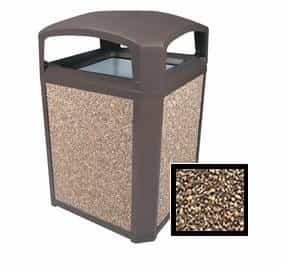Rubbermaid ANDMARK SERIES Coral Aggregate Panels for 35 Gal Containers