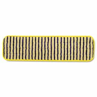HYGEN Yellow/Black 18 in. Microfiber Scrubber Mops