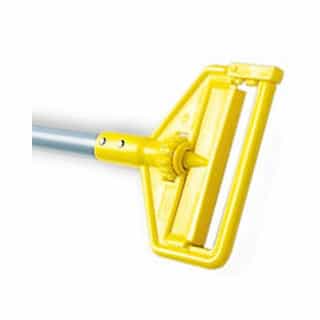 Gray And Yellow, Invader Fiberglass Side-Gate Wet-Mop Handle-54-in