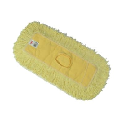 Rubbermaid Yellow, Looped End Trapper Commercial Dust Mop- 5 x 12