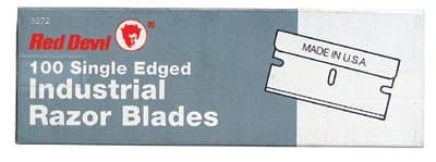 100 Industrial Single Edged Razor Blades