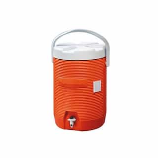 Rubbermaid Orange, Water Cooler-12.5dia x 16.75h