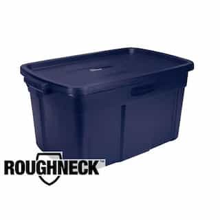 Rubbermaid Roughneck Storage Box 25 Gallons, Dark Metallic Indigo