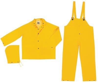 River City  2 Xlarge Yellow Classic 3-Piece Flame Resistant Rain Suits
