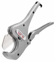 Ridgid Ratcheting Plastic Pipe and Tubing Cutter with Ergonomic Grip