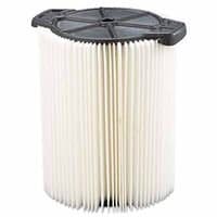 Standard Pleated Paper Vacuum Filter for 5-20 Gallon Wet/Dry Vacs