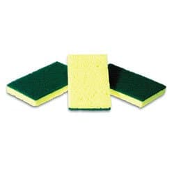 Royal Paper Yellow and Green, Heavy-Duty Scrubbing Sponge